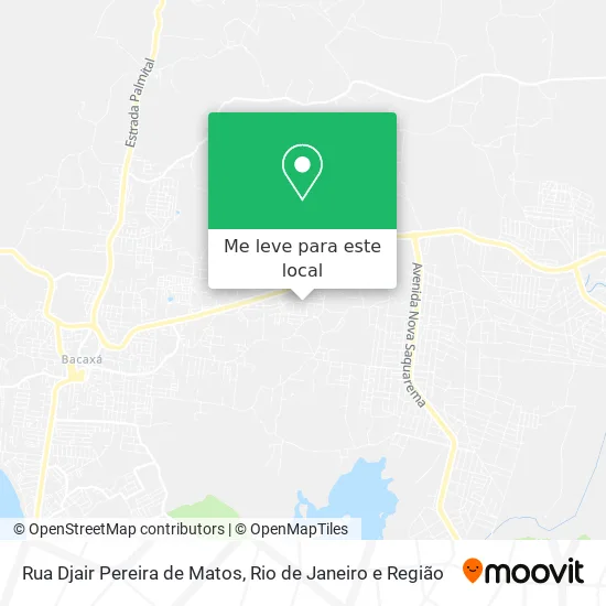 Rua Djair Pereira de Matos mapa