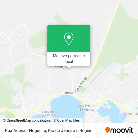 Rua Adenair Nogueira mapa
