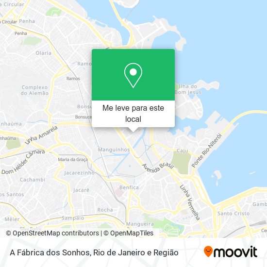 A Fábrica dos Sonhos mapa