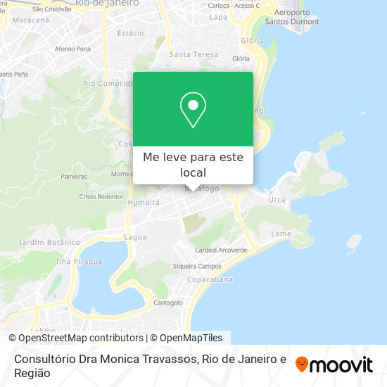 Consultório Dra Monica Travassos mapa