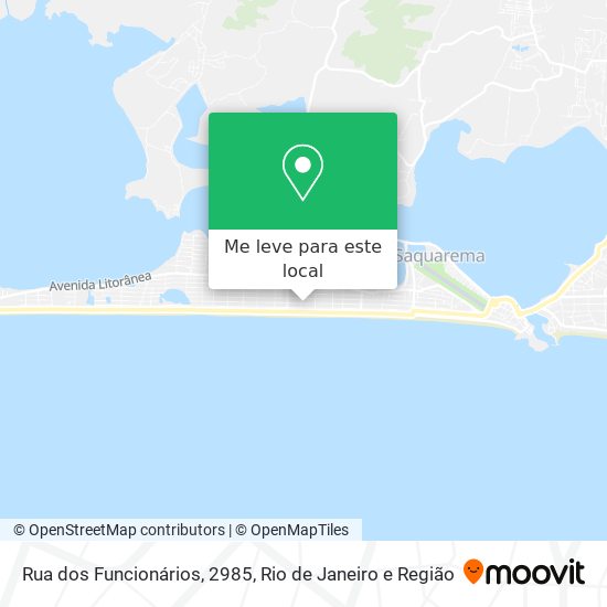 Rua dos Funcionários, 2985 mapa