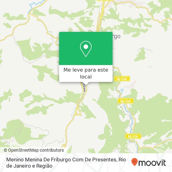 Menino Menina De Friburgo Com De Presentes mapa