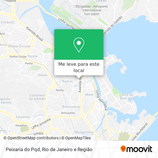 Peixaria do Pqd mapa