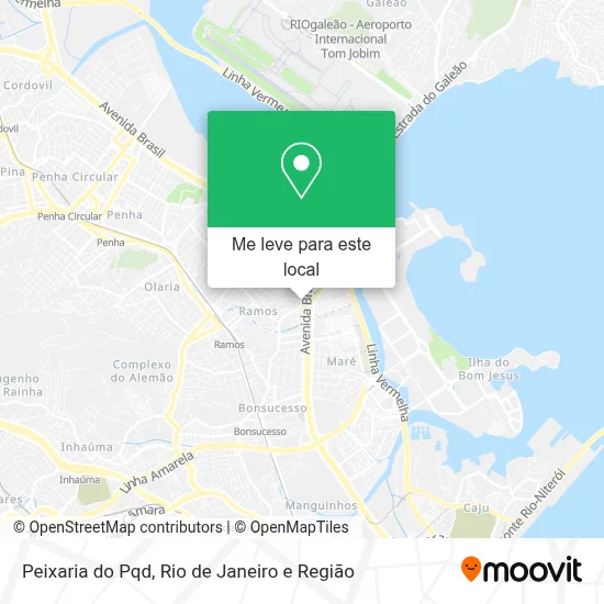 Peixaria do Pqd mapa