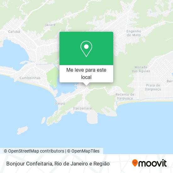 Bonjour Confeitaria mapa