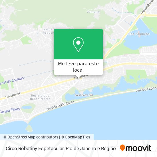 Circo Robatiny Espetacular mapa