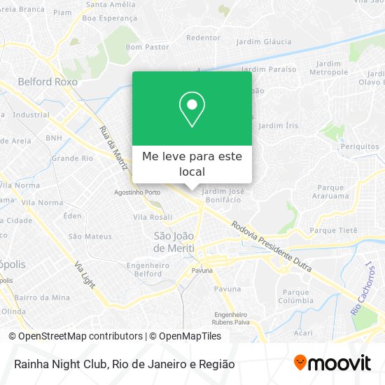 Rainha Night Club mapa