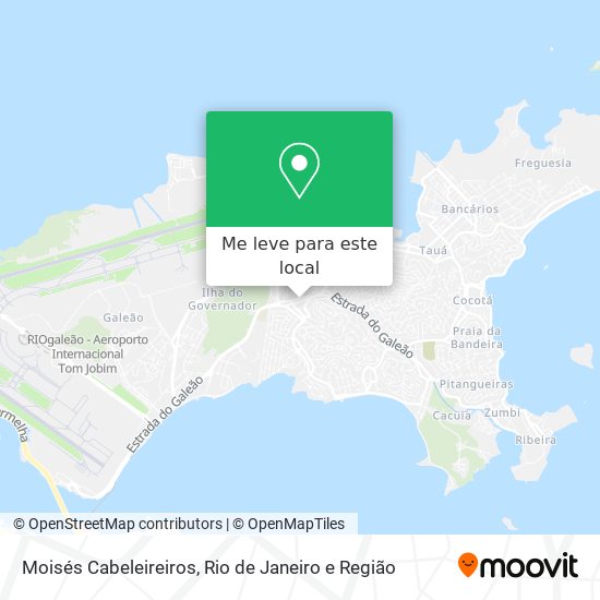 Moisés Cabeleireiros mapa