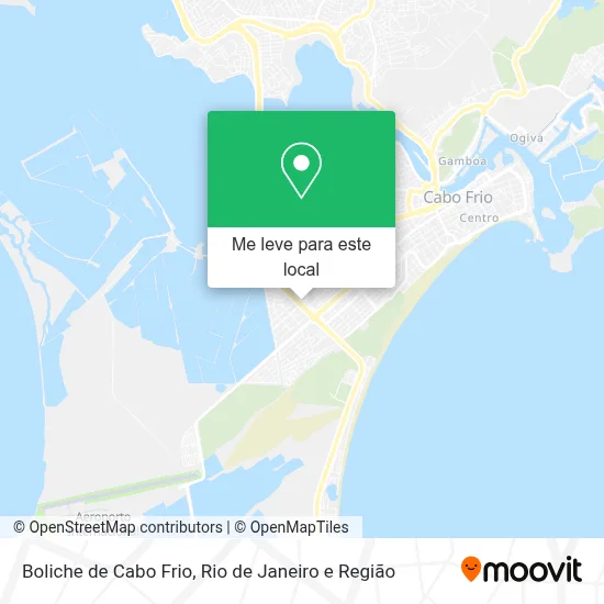 Boliche de Cabo Frio mapa