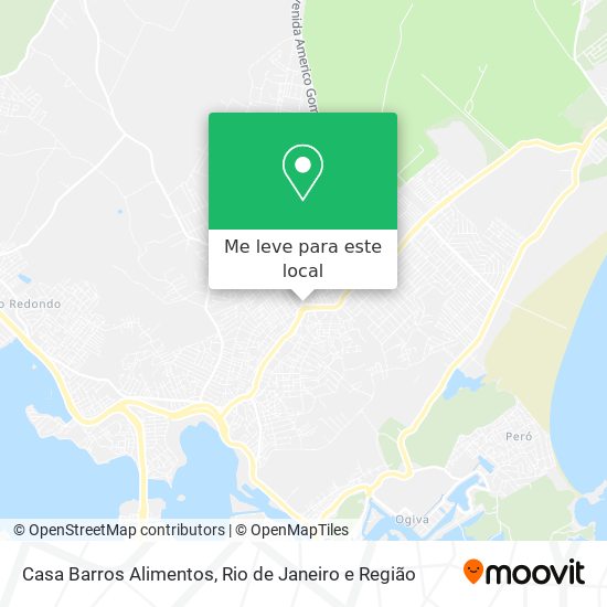 Casa Barros Alimentos mapa