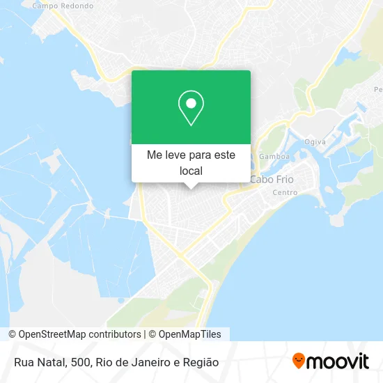 Rua Natal, 500 mapa