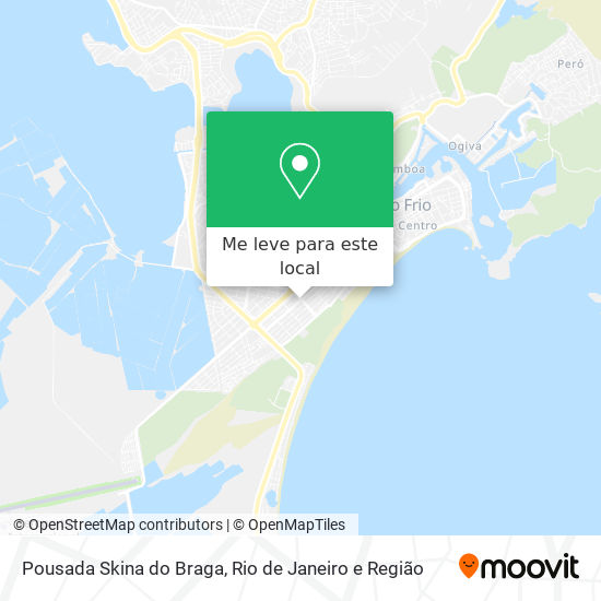 Pousada Skina do Braga mapa