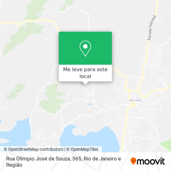 Rua Olimpio José de Souza, 365 mapa