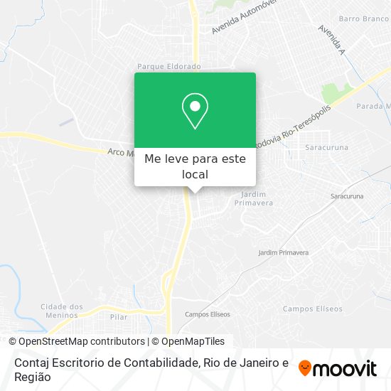 Contaj Escritorio de Contabilidade mapa