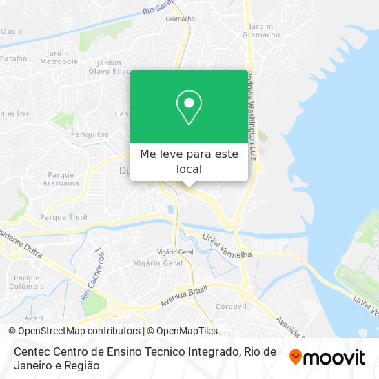 Centec Centro de Ensino Tecnico Integrado mapa