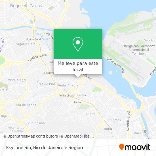 Sky Line Rio mapa