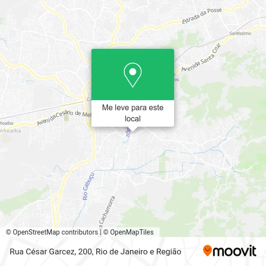 Rua César Garcez, 200 mapa