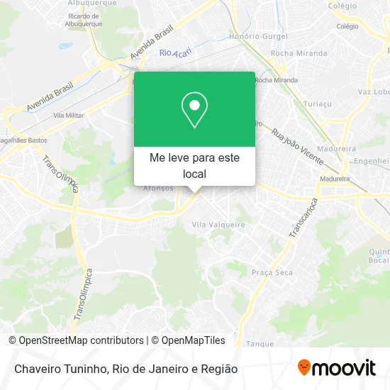 Chaveiro Tuninho mapa