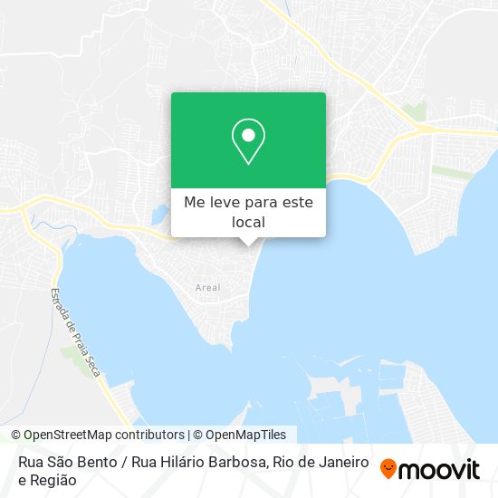 Rua São Bento / Rua Hilário Barbosa mapa