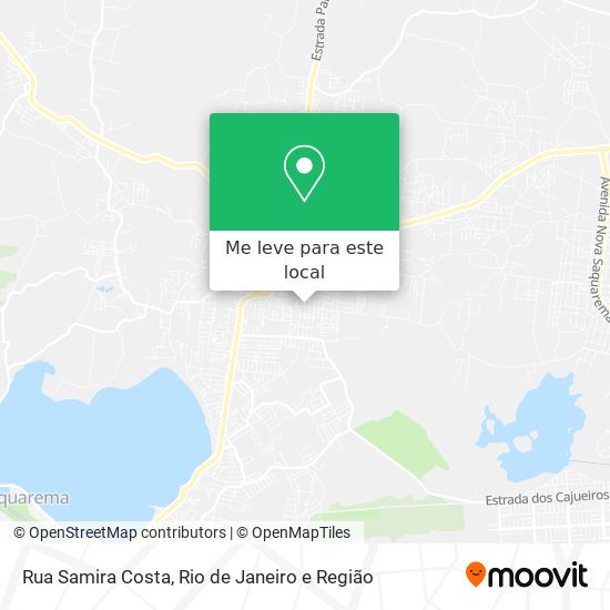 Rua Samira Costa mapa
