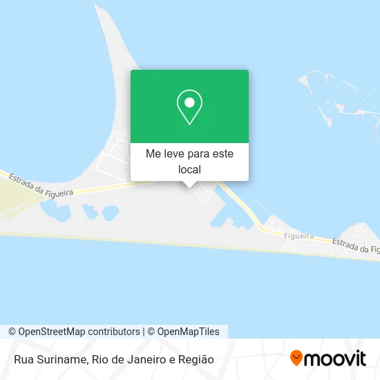 Rua Suriname mapa
