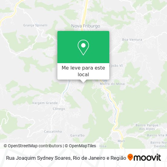 Rua Joaquim Sydney Soares mapa