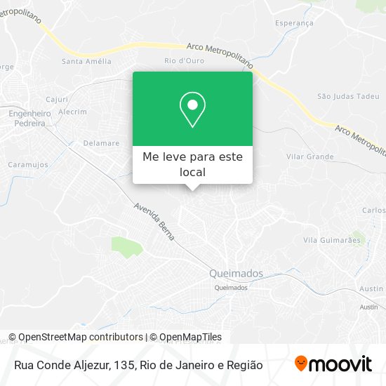 Rua Conde Aljezur, 135 mapa