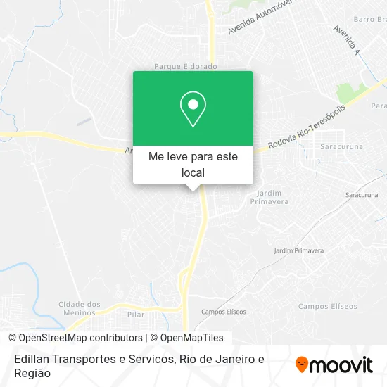 Edillan Transportes e Servicos mapa
