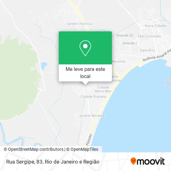 Rua Sergipe, 83 mapa