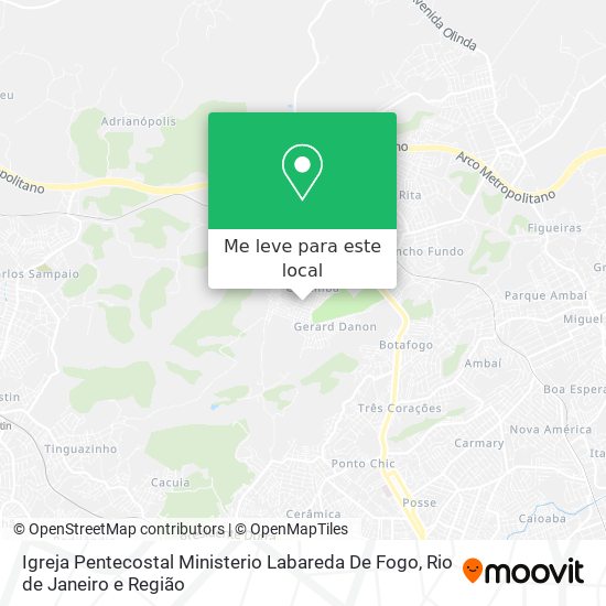 Igreja Pentecostal Ministerio Labareda De Fogo mapa