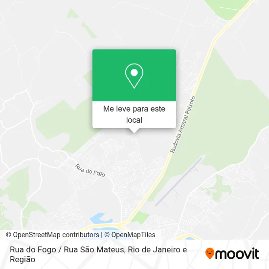 Rua do Fogo / Rua São Mateus mapa