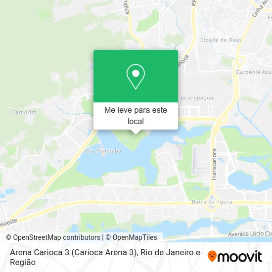 Arena Carioca 3 mapa