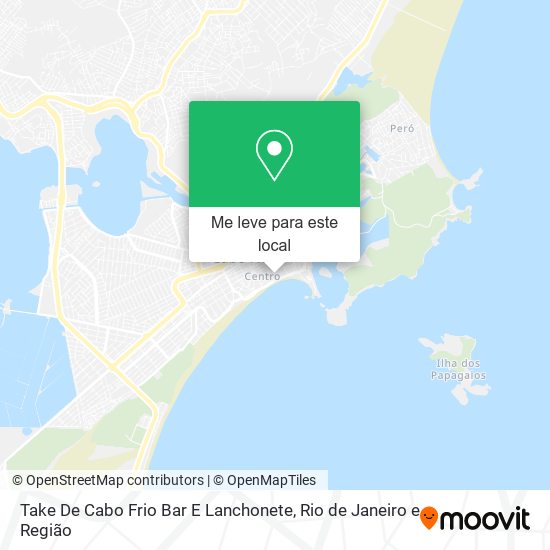 Take De Cabo Frio Bar E Lanchonete mapa