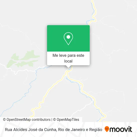 Rua Alcides José da Cunha mapa