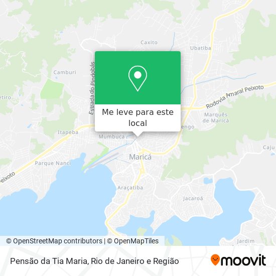 Pensão da Tia Maria mapa