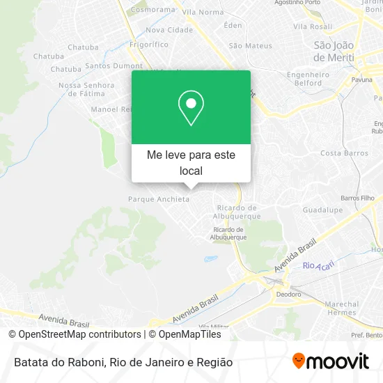 Batata do Raboni mapa