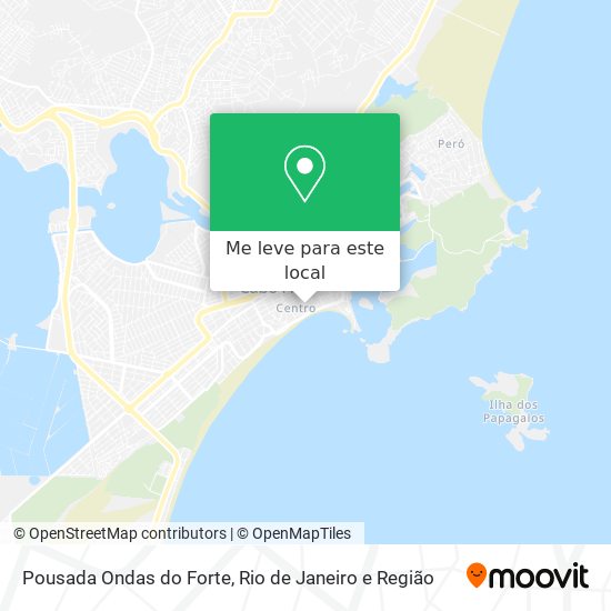 Pousada Ondas do Forte mapa