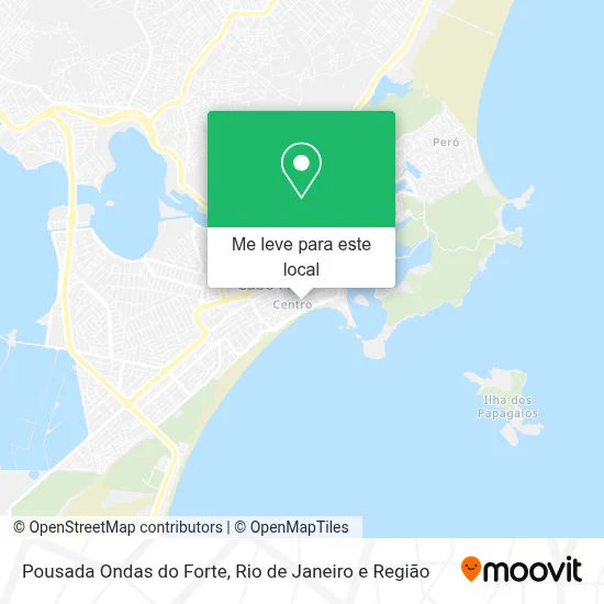 Pousada Ondas do Forte mapa