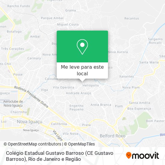 Colégio Estadual Gustavo Barroso (CE Gustavo Barroso) mapa