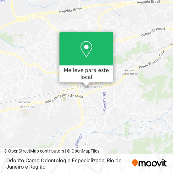 Odonto Camp Odontologia Especializada mapa