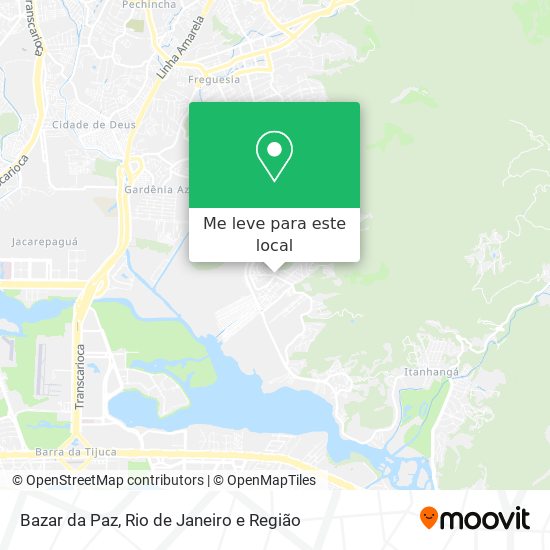 Bazar da Paz mapa