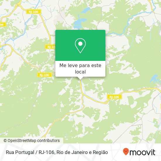 Rua Portugal / RJ-106 mapa