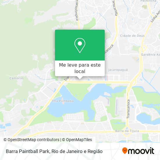 Barra Paintball Park mapa
