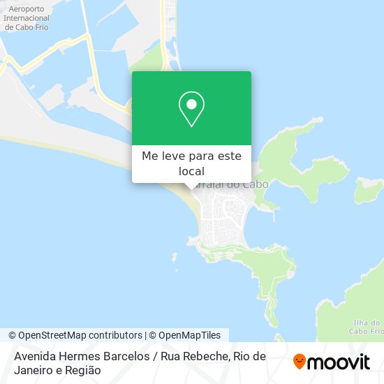Avenida Hermes Barcelos / Rua Rebeche mapa