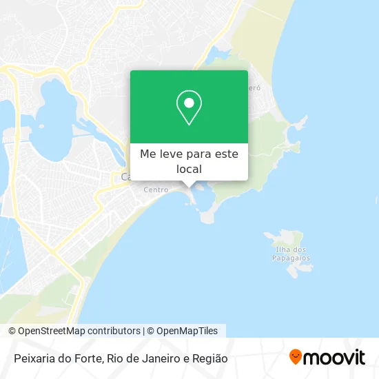 Peixaria do Forte mapa