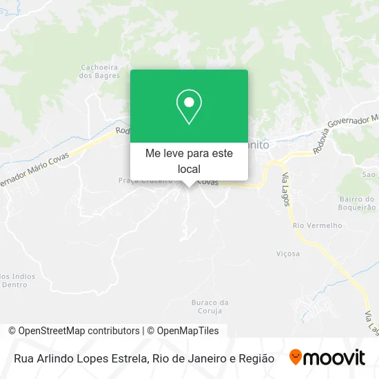 Rua Arlindo Lopes Estrela mapa