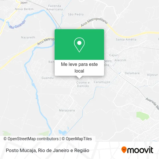 Posto Mucaja mapa