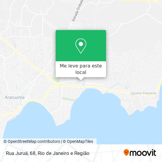 Rua Juruá, 68 mapa