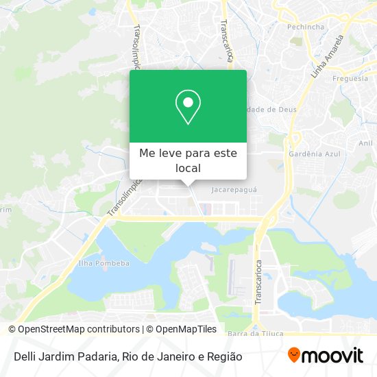 Delli Jardim Padaria mapa