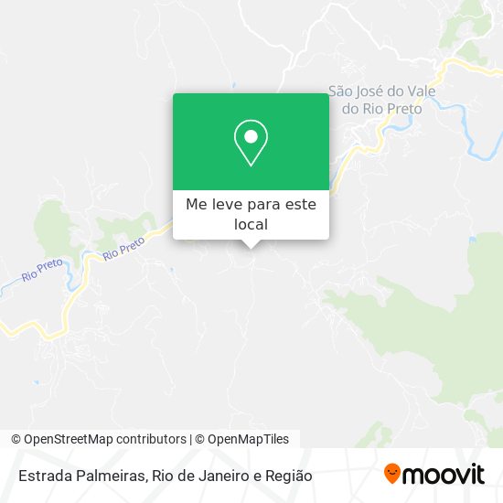 Estrada Palmeiras mapa